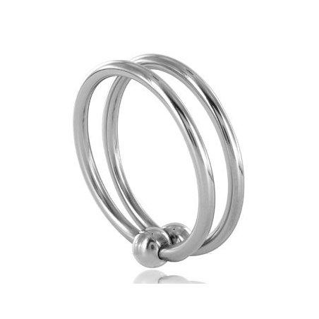 METAL HARD DOUBLE GLANS RING 28MM