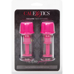 CALEXOTICS VACCUM TWIST SUCCIONADORES PEZONES ROSA