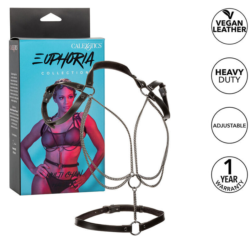 CALEXOTICS EUPHORIA ARNES ESTILO CABESTRO CON MULTIPLES CADENAS PREMIUM