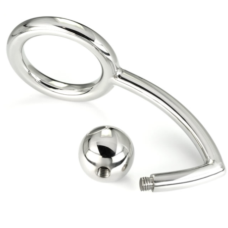 METAL HARD COCK RING ANILLO CON GANCHO INTRUDER ANAL 45MM