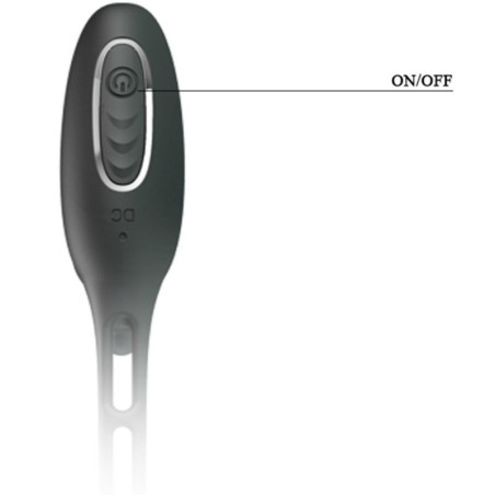 PRETTY LOVE ANILLOS PENE CON PLUG VIBRADOR