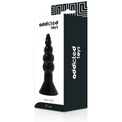ADDICTED TOYS ANAL PLUG 17 CM NEGRO