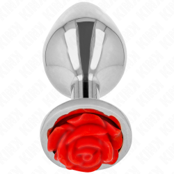 KINK PLUG ANAL ROSA ROJA TALLA M
