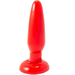 BAILE PLUG ANAL PEQUENO ROJO 15 CM