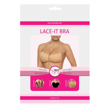 BYE BRA LACE IT REALZADOR PUSH UP BEIGE COPA B