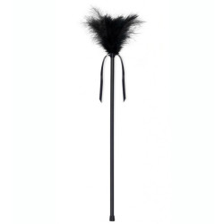 SECRETPLAY PLUMERO PLUMAS NEGRO 40 CM
