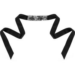 COQUETTE CHIC DESIRE ANTIFAZ ENCAJE NEGRO CINTA