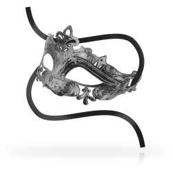 OHMAMA MASKS ANTIFAZ ESTILO VENECIANO SILVER