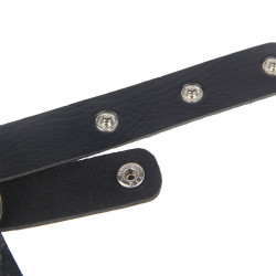 SUBBLIME ARNES DE PECHO CADENAS CUERO NEGRO TALLA UNICA