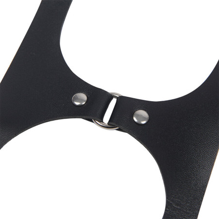 SUBBLIME ARNES CUERPO ENTERO CON HEBILLAS CUERO NEGRO TALLA UNICA