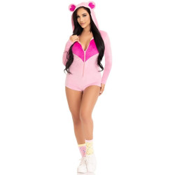 LEG AVENUE BODY OSITO TERCIOPELO ROSA S