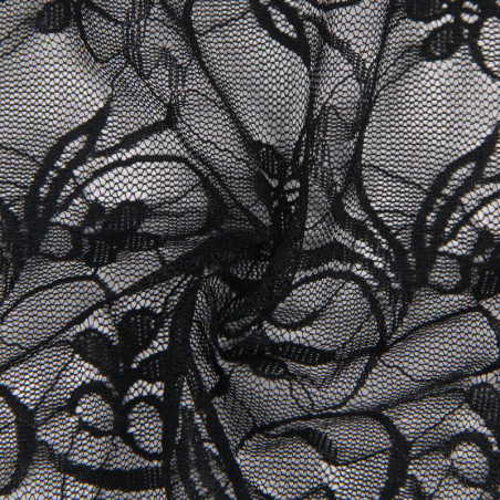 SUBBLIME 954185 BABYDOLL DE ENCAJE CON TIRANTES AJUSTABLES NEGRO S M