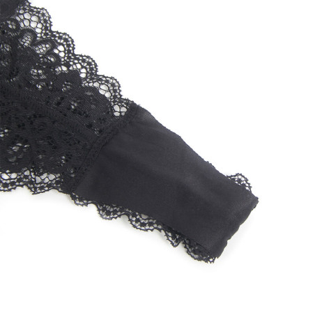 SUBBLIME 955458 BODY CON CREMALLERA DE CUERO NEGRO S M