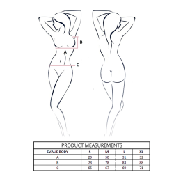 PASSION EVALIE BODY NEGRO L XL