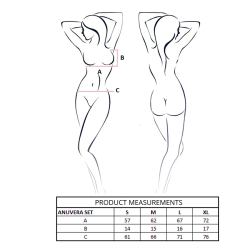 PASSION ANUVERA SET SUJETADOR TANGA ROJO S M