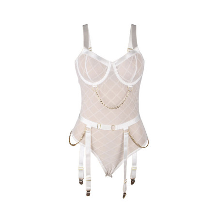 SUBBLIME 954291 BODY CON CADENAS LIGUEROS BLANCO L XL