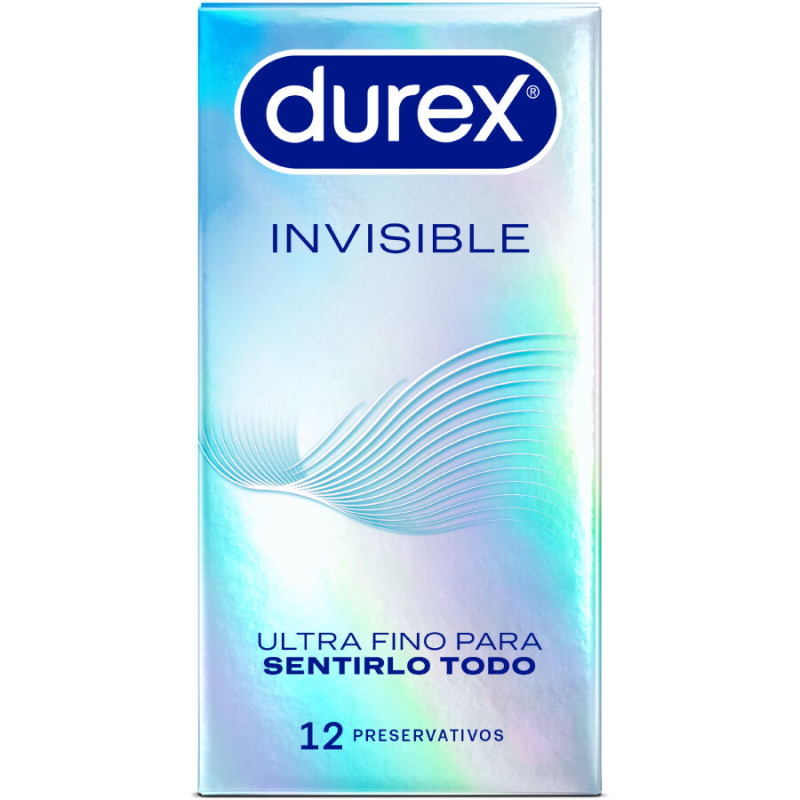 DUREX PRESERVATIVOS INVISIBLE ULTRA FINO 12 UNIDADES
