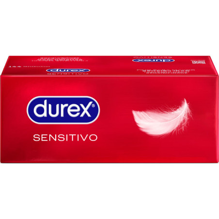 DUREX PRESERVATIVOS SENSITIVO 144 UNIDADES