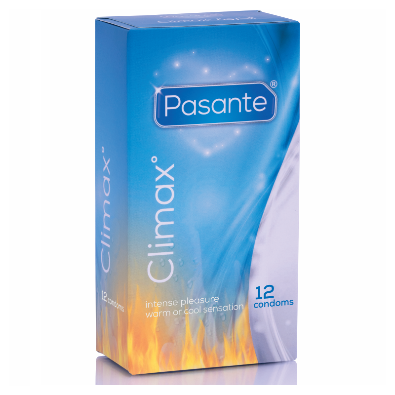 PASANTE CLIMAX 6 EFECTO CALOR 6 EFECTO FRIO 12UNIDADES