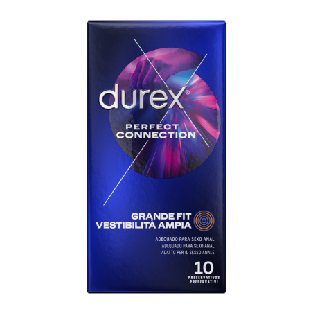 DUREX PERFECT CONNECTION EXTRA LUBRICACION SILICONA 10 UNIDADES