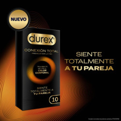 DUREX CONEXION TOTAL ULTRA FINO PLUS SIN LATEX 10 UNIDADES