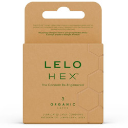 LELO HEX ORGANIC PRESERVATIVO CAJA 3 UDS