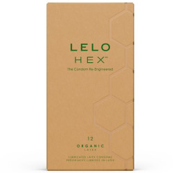 LELO HEX ORGANIC PRESERVATIVO CAJA 12 UDS