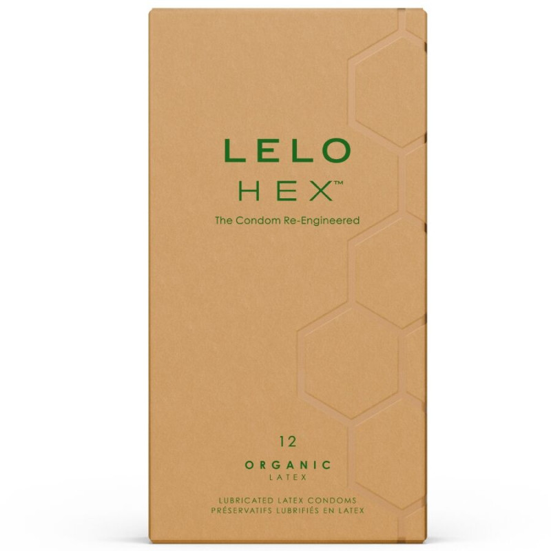 LELO HEX ORGANIC PRESERVATIVO CAJA 12 UDS