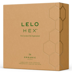 LELO HEX ORGANIC PRESERVATIVO CAJA 36 UDS