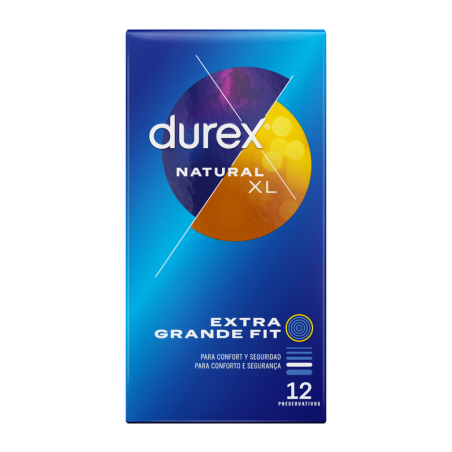 DUREX NATURAL XL 12 UNIDADES