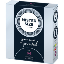 MISTER SIZE PRESERVATIVOS TALLA XXL 64 MM 3 UNIDADES