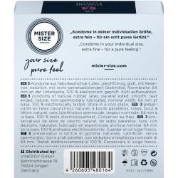 MISTER SIZE PRESERVATIVOS TALLA XXL 64 MM 3 UNIDADES