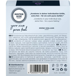 MISTER SIZE PRESERVATIVOS TALLA XXXL 69 MM 3 UNIDADES