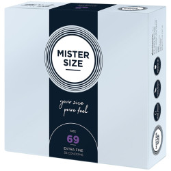 MISTER SIZE PRESERVATIVOS TALLA XXXL 69 MM 36 UNIDADES