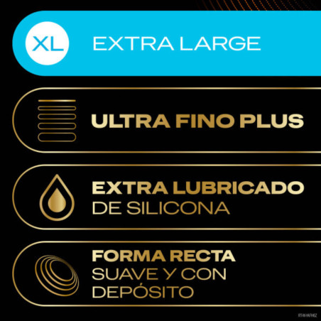 DUREX CONEXION TOTAL XL ULTRA FINO PLUS SIN LATEX 10 UNIDADES