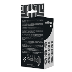 ADDICTED TOYS ANAL SEXUAL PLUG 10 CM NEGRO