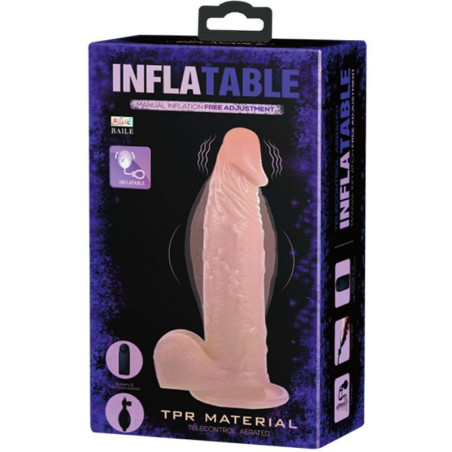 BAILE DILDO REALISTICO VIBRADOR E INFLABLE