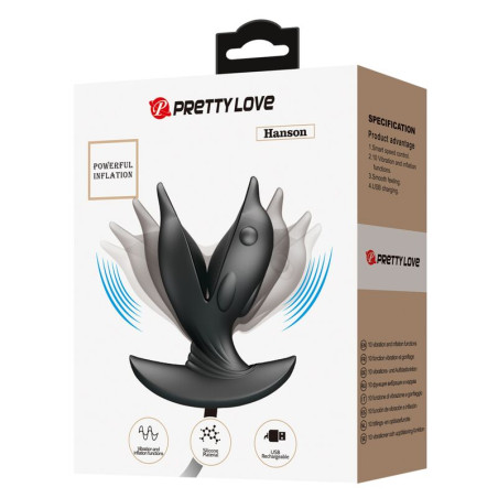 PRETTY LOVE PLUG ANAL DELFIN INFLABLE RECARGABLE