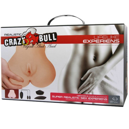 CRAZY BULL VAGINA Y ANO REALISTICOS CON VIBRACION POSICION 7