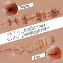 XISE TRACY VIBRATING MASTURBADOR VAGINA Y ANO REALISTICO MULTIPOSICION CON VIBRACION