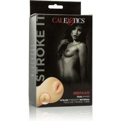 CALEXOTICS STROKE IT MASTURBADOR DOBLE BOCA ANO
