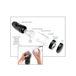 EXTREME TOYZ PDX MEGA BATOR USB MASTURBADOR MASCULINO BOCA ROJO