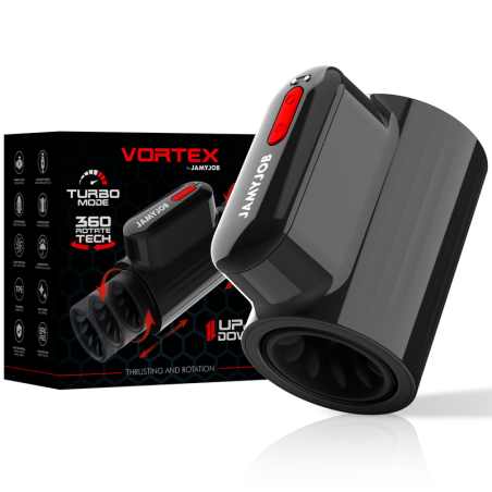 JAMYJOB VORTEX MASTURBADOR TURBO CON EMPUJE Y ROTACION 360 UP AND DOWN