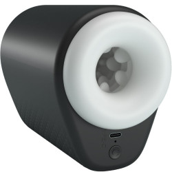 PRETTY LOVE DJ GIRL MASTURBADOR MASCULINO CON VIBRACION 5 CONFIGURACIONES NEGRO