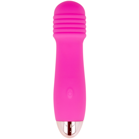 DOLCE VITA VIBRADOR RECARGABLE THREE ROSA 7 VELOCIDADES
