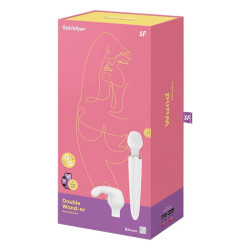 SATISFYER DOUBLE WANDER APP BLANCO