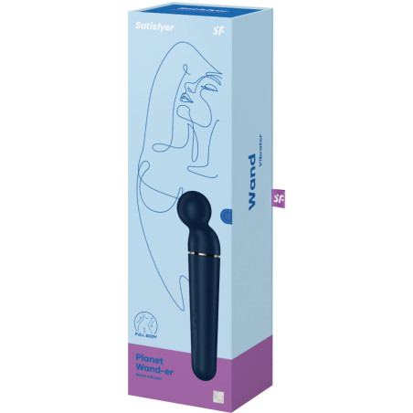 SATISFYER PLANET WAND ER MASAJEADOR VIBRADOR AZUL