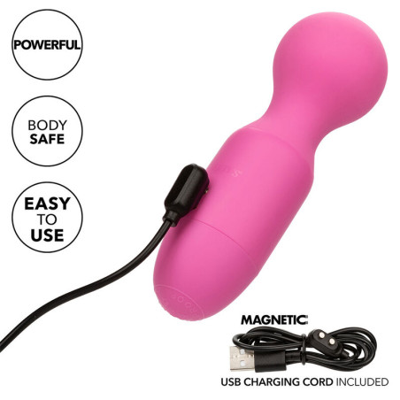 CALEXOTICS FIRST TIME MASAJEADOR RECARGABLE 10 VIBRACIONES ROSA