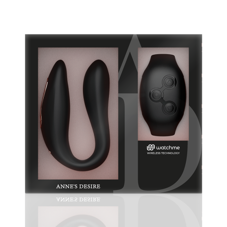 ANNE S DESIRE DUAL PLEASURE TECNOLOGIA WATCHME NEGRO