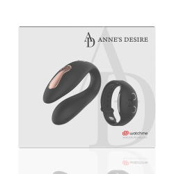 ANNE S DESIRE DUAL PLEASURE TECNOLOGIA WATCHME NEGRO